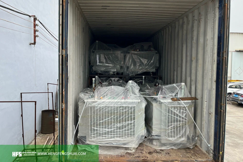 Hengfengshuai Electric Successfully Delivered 92 10kv/63kva-400kva Oil Immersed Transformers to Kyrgy