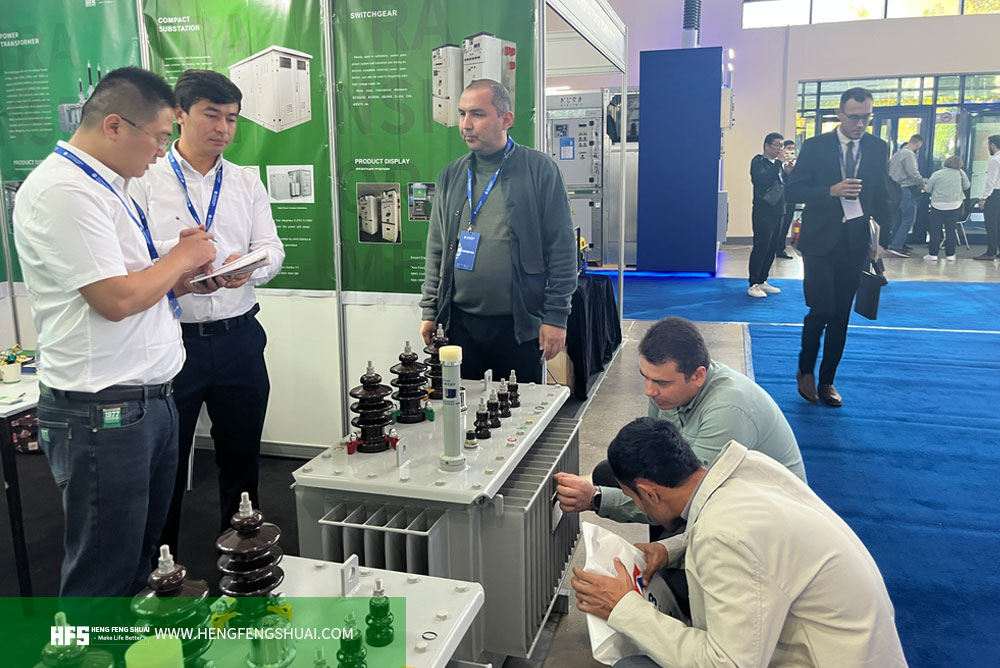 Hengfengshuai Electric participated in the Uzbek 2024 Electrical Exhibition and achieved a complete s