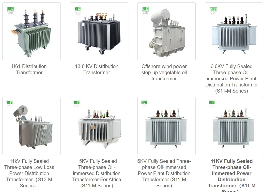 hengfengyou electric oil immersed transformer